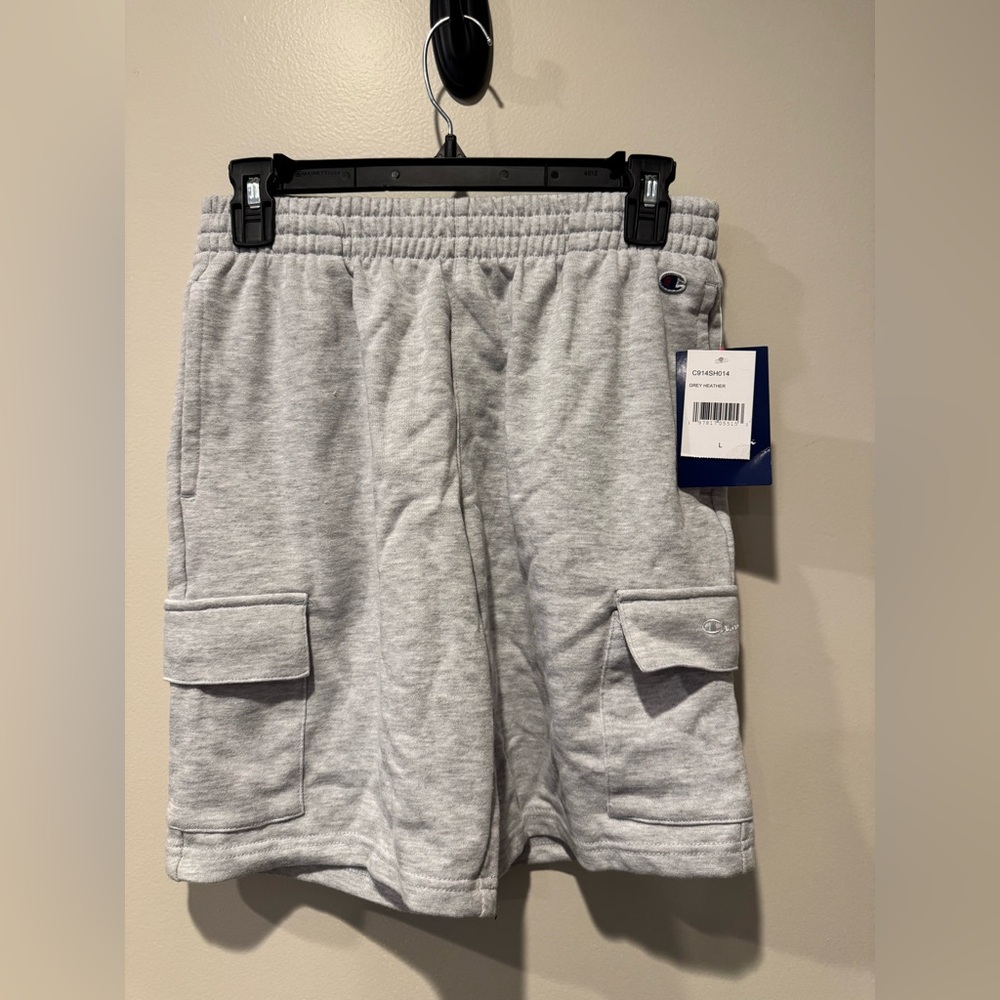 Champion Men's Light Gray Cargo Shorts